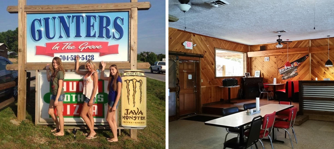 Gunter's in the Grove Menu