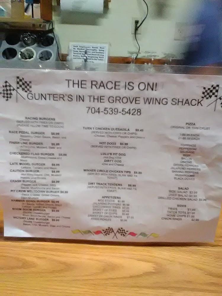 Gunter's in the Grove Menu image 1