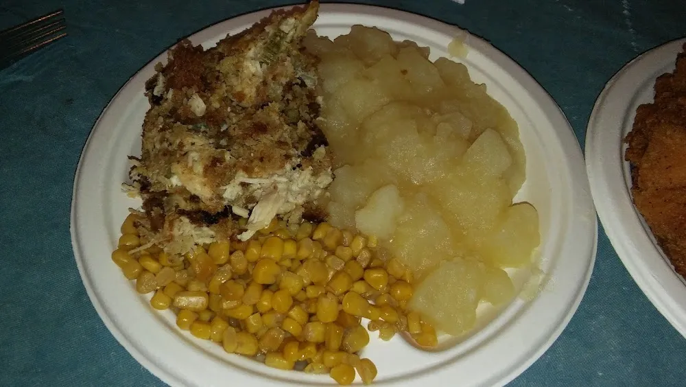 Stewed Potatoes Corn Chicken Casserole